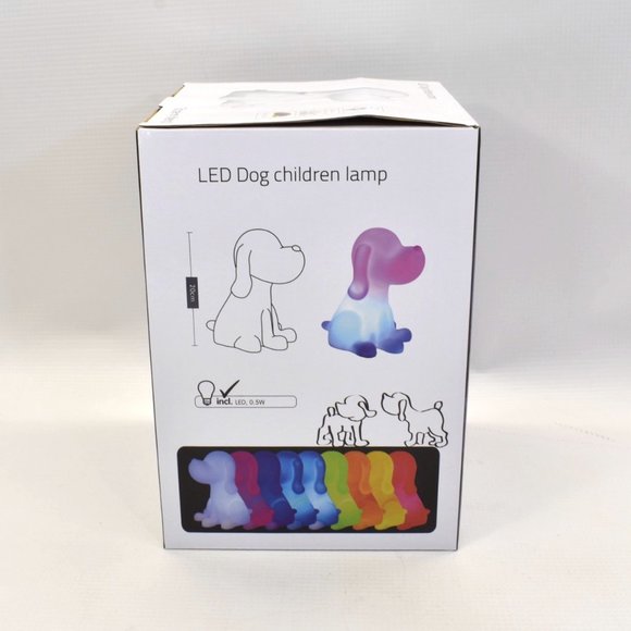 LED Dog Children Lamp Multi Color Child Safe Silicone Night Light - Picture 3 of 8